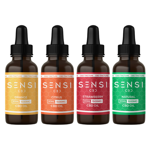 Sensi CBD 1500mg CBD Broad-Spectrum Tinture Oil 30ml (BUY 1 GET 1 FREE)