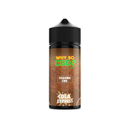 Why So CBD? 3000mg Full Spectrum CBD E-liquid 120ml